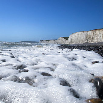 Photograph of Birling Gap by Hastings Photographer Jon "Huldrick' Wilhelm.