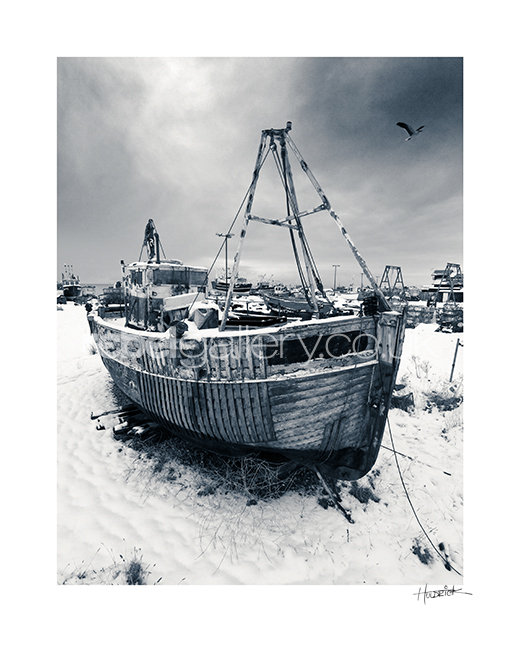 Photograph of Hastings trawler "Flying Fish" by Hastings Photographer Jon Huldrick Wilhelm.