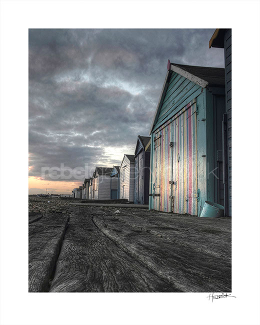 Photograph of Beach Huts in St. Leonards-on-Sea by Hastings photographer Jon Wilhelm